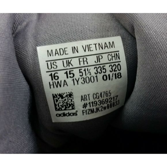 Adidas Alpha Bounce Athletic Shoes Sz 16 Sneakers - Picture 12 of 12